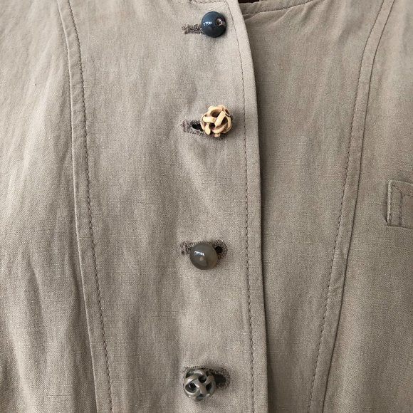Silk/Linen Casual Jacket - Picture 2 of 14